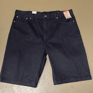 Levi’s 469 Loose Black Jean Shorts NWT Size 40